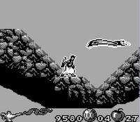 une photo d'Ã©cran de Aladdin sur Nintendo Game Boy